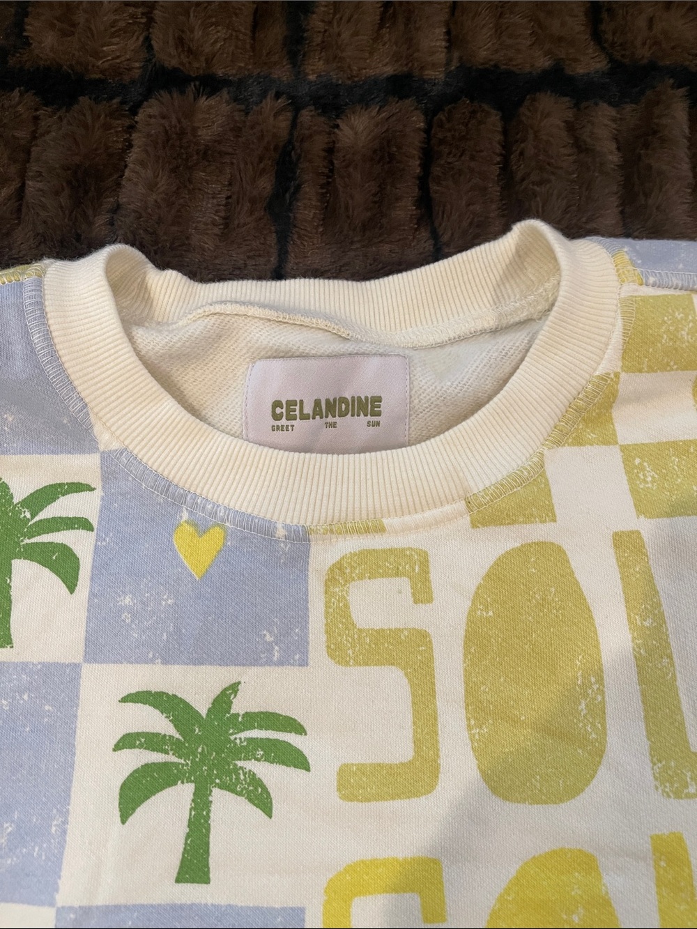 Gelande SOL Multicolor Graphic Crewneck Sweater - Picture 2 of 5